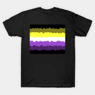 Nonbinary Pattern Colors Flag T-Shirt